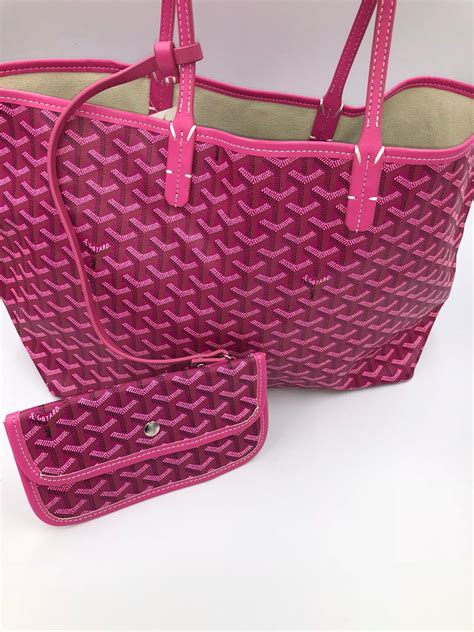 hot pink goyard|goyard tote pink.